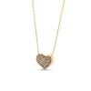 Godiva x Le Vian® 0.30 CT. T.W. Chocolate Diamond® Heart Pendant in 14K Honey Gold™ - 19"