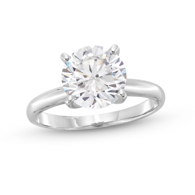 3.00 CT.  Certified Diamond Solitaire Engagement Ring in 14K Gold (I/I3)