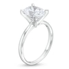 Thumbnail Image 2 of 3.00 CT. Oval-Cut Certified Diamond Solitaire Engagement Ring in 14K White Gold (I/I1)