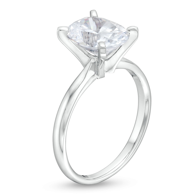 3.00 CT. Oval-Cut Certified Diamond Solitaire Engagement Ring in 14K White Gold (I/I1)|Peoples Jewellers