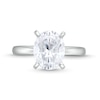 Thumbnail Image 3 of 3.00 CT. Oval-Cut Certified Diamond Solitaire Engagement Ring in 14K White Gold (I/I1)