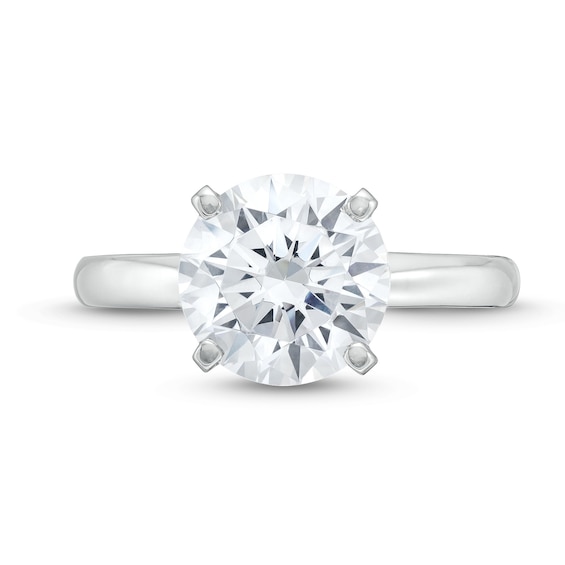 3.00 CT. Certified Diamond Solitaire Engagement Ring in 14K White Gold (I/I1)