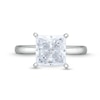 Thumbnail Image 3 of 3.00 CT. Princess-Cut Certified Diamond Solitaire Engagement Ring in 14K White Gold (I/I2)