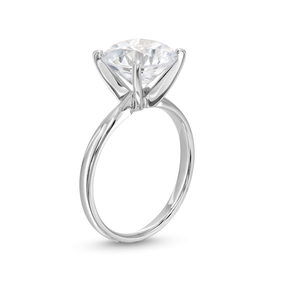 4.00 CT. Certified Diamond Solitaire Engagement Ring in 14K Gold (I/I2)