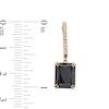 EFFY™ Collection Black Onyx and 0.085 CT. T.W. Diamond Drop Earrings in 14K Gold