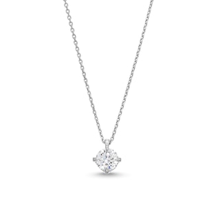 CT. Certified Diamond Solitaire Pendant in 14K Gold (J/I2