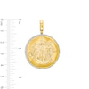 0.25 CT. T.W. Diamond Allah Necklace Charm in 10K Gold