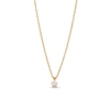 Thumbnail Image 1 of 0.10 CT. Diamond Solitaire Pendant in 14K Gold (J/I2)