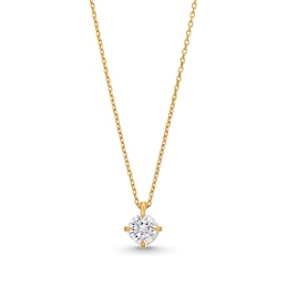 1.00 CT. Certified Diamond Solitaire Pendant in 14K Gold (J/I2)