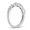 Thumbnail Image 2 of 1.00 CT. T.W. Marquise-Cut Certified Lab-Created Diamond Five Stone Band in 14K White Gold (F/SI2)