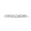 Thumbnail Image 3 of 1.00 CT. T.W. Marquise-Cut Certified Lab-Created Diamond Five Stone Band in 14K White Gold (F/SI2)