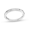 Men's 0.10 CT. T.W. Diamond Channel-Set Band in 14K White Gold