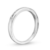 Men's 0.10 CT. T.W. Diamond Channel-Set Band in 14K White Gold