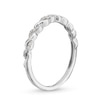 0.08 CT. T.W. Diamond Cascading Braid Band in 10K White Gold