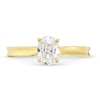 Thumbnail Image 3 of 1.00 CT. T.W. Oval-Cut Diamond Frame Engagement Ring in 14K  Gold (I/I1)