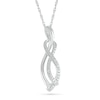 Thumbnail Image 0 of Diamond Accent Infinity Swirl Pendant in Sterling Silver