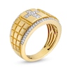 Men's 0.45 CT. T.W. Diamond Cross Ring in 10K Gold