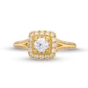 Thumbnail Image 3 of Vera Wang Love Collection Canadian Certified Centre Diamond 0.69 CT. T.W. Split Shank Engagement Ring in 14K Gold