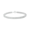 0.30 CT. T.W. Diamond Duo Link Bracelet in Sterling Silver - 7.5"