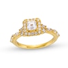 Thumbnail Image 0 of Vera Wang Love Collection Canadian Certified Princess Centre Diamond 0.95 CT. T.W. Engagement Ring in 14K Gold
