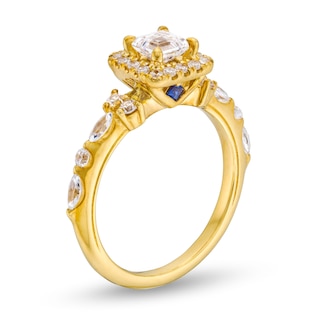 Vera Wang Love Collection Canadian Certified Princess Centre Diamond 0.95 CT. T.W. Engagement Ring in 14K Gold