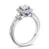 Thumbnail Image 2 of Vera Wang Love Collection Canadian Certified Princess Centre Diamond 0.95 CT. T.W. Engagement Ring in 14K White Gold