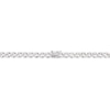 4.0mm White Lab-Created Sapphire Tennis Necklace in Sterling Silver - 24"