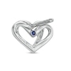 Thumbnail Image 3 of The Kindred Heart from Vera Wang Love Collection Mini Stud Earrings in Sterling Silver