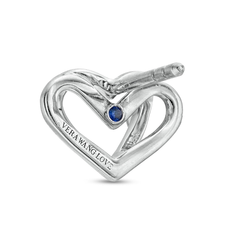 Main Image 3 of The Kindred Heart from Vera Wang Love Collection Mini Stud Earrings in Sterling Silver