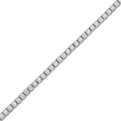 Italian Gold CT. T.W. Certified Tennis Bracelet in 18K White Gold (I/SI2