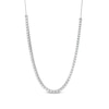 Italian Gold 5.00 CT. T.W. Certified Necklace in 18K White Gold (I/SI2)