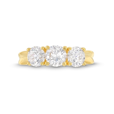 1.95 CT. T.W. Diamond Past Present Future® Engagement Ring in 14K Gold