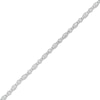 Thumbnail Image 0 of Italian Gold Diamond-Cut Bead Bracelet in Hollow 18K White Gold