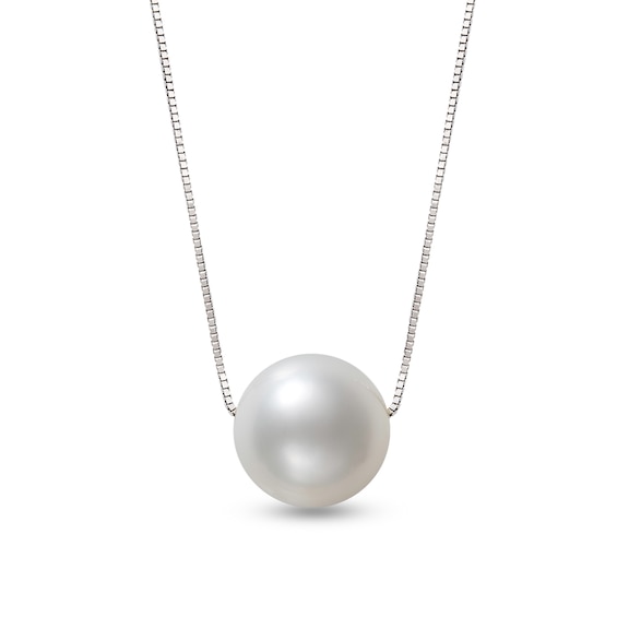 10.0mm South Sea Cultured Pearl Pendant in 14K White Gold