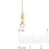 0.57 CT. T.W. Diamond Bezel and Bar Necklace in 14K Two-Toned Gold