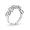 Thumbnail Image 2 of 1.00 CT. T.W. Pear-Shaped Multi-Diamond Tilted Five Stone Ring in 10K White Gold