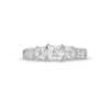 Thumbnail Image 3 of 1.95 CT. T.W. Princess-Cut Diamond Past Present Future® Engagement Ring in 14K White Gold