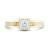 Thumbnail Image 2 of 0.45 CT. T.W. Princess-Cut Diamond Frame Engagement Ring in 14K Gold