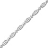Thumbnail Image 0 of 1.00 CT. T.W. Diamond Marquise Link Bracelet in Sterling Silver