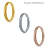 3.0mm Engravable Dome Confort-Fit Wedding Band in 14K Rose Gold (1 Finish and Line)