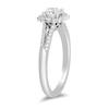 Thumbnail Image 1 of Enchanted Disney 0.69 CT. T.W. Diamond Engagement Ring in 14K White Gold - Size 7