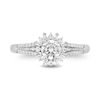 Enchanted Disney 0.69 CT. T.W. Diamond Engagement Ring in 14K White Gold - Size 7