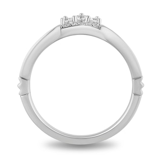 Enchanted Disney Majestic Princess 0.95 CT. T.W. Diamond Bridal Set in 14K White Gold