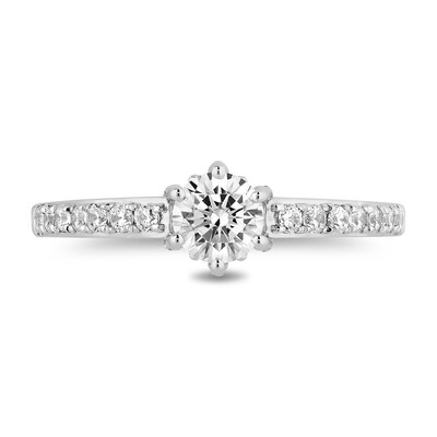 Enchanted Disney Majestic Princess 0.95 CT. T.W. Diamond Bridal Set in 14K White Gold