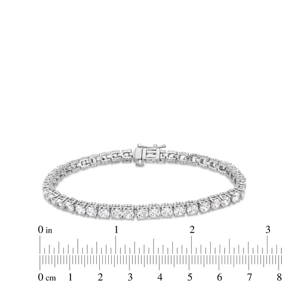 10.00 CT. T.W. Certified Diamond Tennis Bracelet in 18K White Gold (I/SI2)