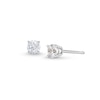 Thumbnail Image 0 of 0.30 CT. T.W. Certified Lab-Created Diamond Solitaire Stud Earrings in 10K White Gold (F/SI2)