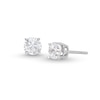 Thumbnail Image 0 of 0.70 CT. T.W. Certified Lab-Created Diamond Solitaire Stud Earrings in 10K White Gold (F/SI2)