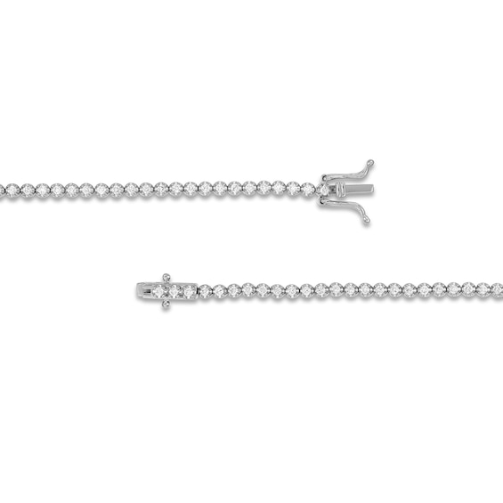 1.00 CT. T.W. Certified Lab-Created Diamond Tennis Bracelet in 10K White Gold (I/SI2)