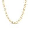 Thumbnail Image 1 of 3.5mm Curb Chain Necklace in Hollow 10K Gold - 20&quot;