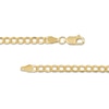 Thumbnail Image 2 of 3.5mm Curb Chain Necklace in Hollow 10K Gold - 20&quot;